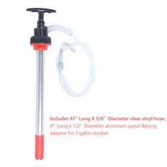 Fluid Transfer Pump Dispenser For Quart Gallon Lubricant Liquid Oil Transmission