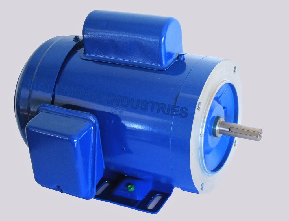 AC MOTOR, 3/4HP, 3450 RPM, 1PH, 115V/208-230V, 56C/TEFC, WITH BASE