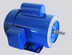 AC MOTOR, 3/4HP, 3450 RPM, 1PH, 115V/208-230V, 56C/TEFC, WITH BASE