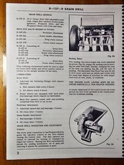 Massey Harris Ferguson D-137-D Grain Drill Planter Owner Operator’s Manual 1948
