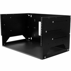 Startech.Com 2-Post 4U Open Frame Wall Mount Network Rack Built-In Shelf Wall