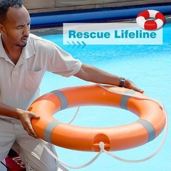 49.2FT Floating Safety Rope for Kayak Inflatable Boat Swimming Rescue