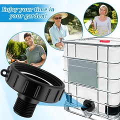 250 Gallon IBC Water tote Hose Adapter, Food Grade IBC Drain Adapter,Water Ho…