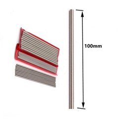 10PCS Straight Shank Metric 100mm Long Carbide Tungsten-steel Rod Lathe Tool