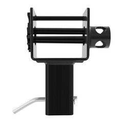 7.85*3.46*10.08in Black Carbon Steel 5400lbs Manual Trailer Stake Pocket Winch