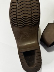 Calzuro Unisex Rubber Clogs USM 9.5-10.5 W11.5-12.5 Classic Bihos Mules Italy