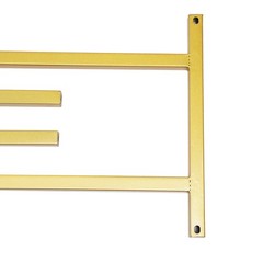 Gold Metal Clothing Display Rack ‎floor Standing Clothes Rack For Clothing Store