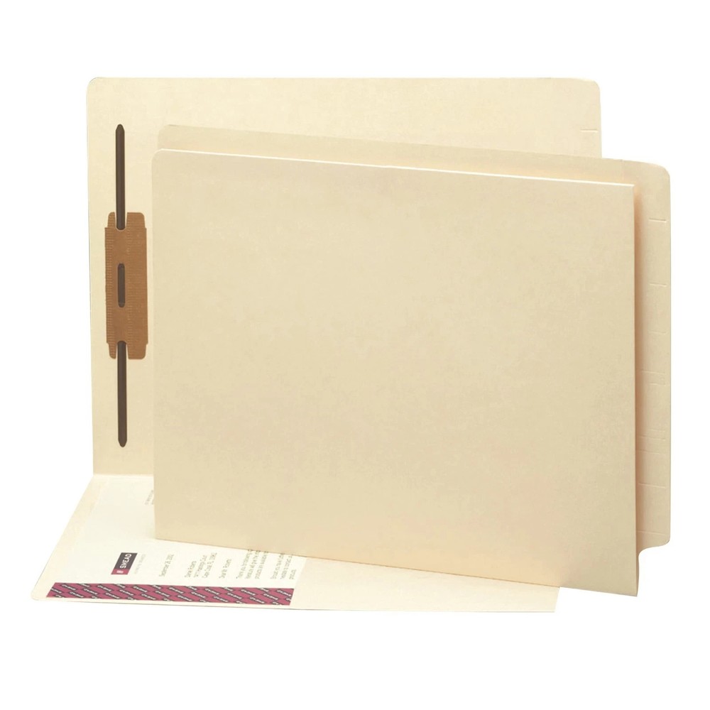 Smead 34100 0.75 in. Expansion End Tab Fastener Folders – Manila (50/Box) New