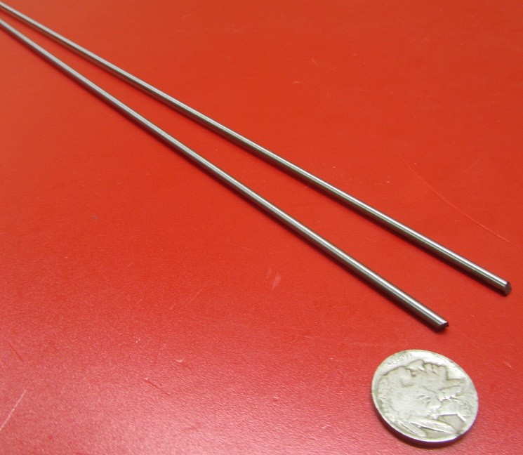 4140/4142 Steel Rod, Metric 3 mm Dia. (-0.051) x 3 FT Length, 2 Units