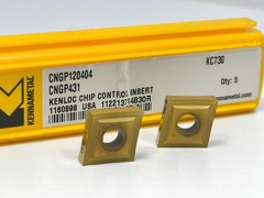 Kennametal CNGP431 CNGP120404 | New Carbide Inserts 1160898 | Grade KC730 | 2pcs