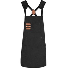 Adjustable Crossback Thick Canvas Apron for Men and Women in Various Scenarios