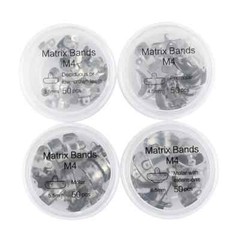 50Pcs/box Dental Sectional Matrix Bands M4 Metal Sectional Contoured Matrice