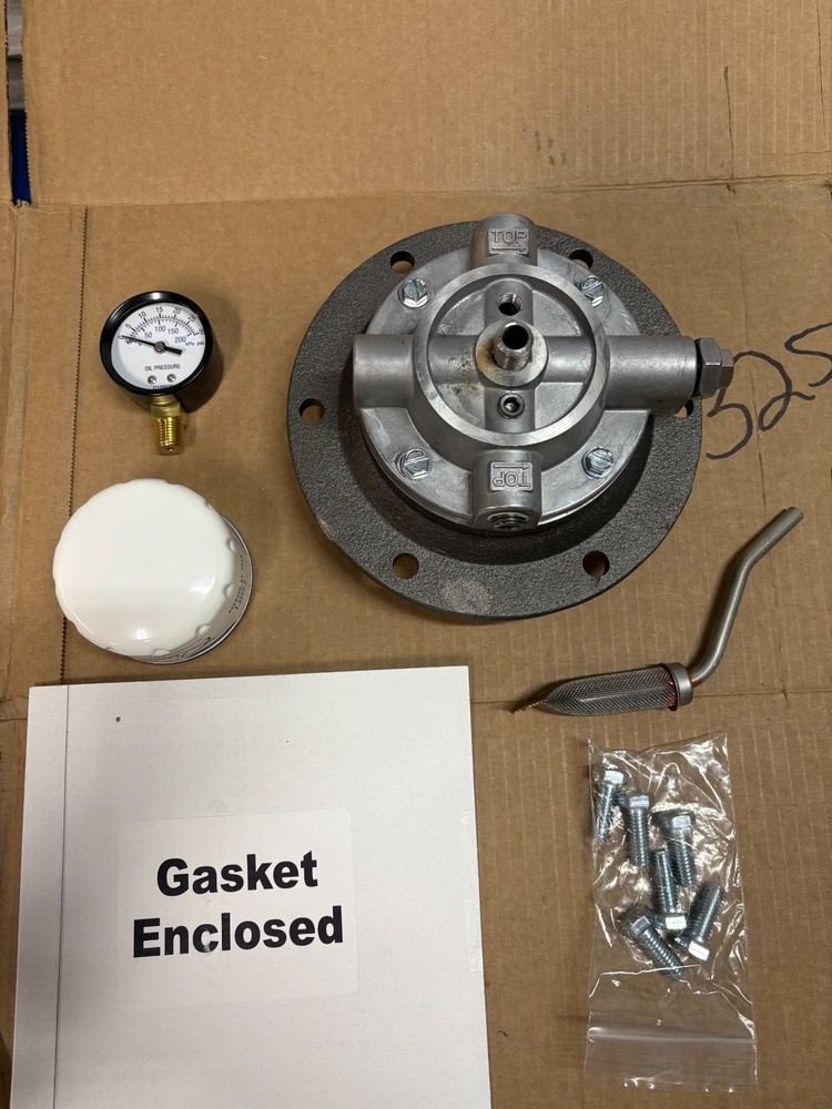 Quincy Oil Pump Rear Bearing Carrier Assembly Model 325, 240, 230
