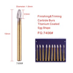 AZDENT Dental Tungsten Carbide Tungsten Steel Burs for High Speed Handpiece