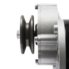 250W Gear Electric Motor Gear Motor Brushed Reduction Motor w/ Belt Pulley 36VDC