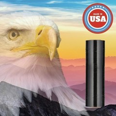8 Rolls Cast Narrow Banding Stretch Wrap Shrink Film 18″ x 1500′ 47 Gauge Black