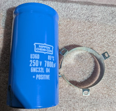 Nippon Chemi-com Large Capicitor 6NC32L 04 + Positive U36D – 250 V 7800 uf #Y22