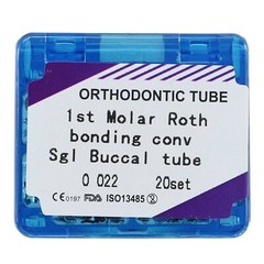 20Sets Dental Orthodontic Buccal Tube Convertible 1st Molar Roth 022 Bondable
