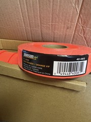 Case of 12 1 In. X 600 Ft. Orange Flagging Tape U20