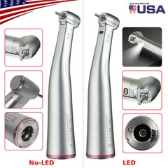 Dental 1:5 (Fiber Optic) Contra Angle Handpiece Red Ring for NSK Ti-MAX X95L