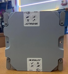 Kraloy JBX664 PVC Junction Box 6 Inch x 6 Inch x 4 Inch 172.05 Cubic-Inch 1-PACK