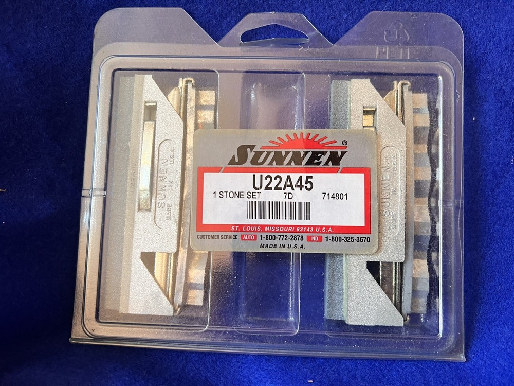 Sunnen U22A45 Stone Set New Free Shipping Many Available Fits SN &JR Hones
