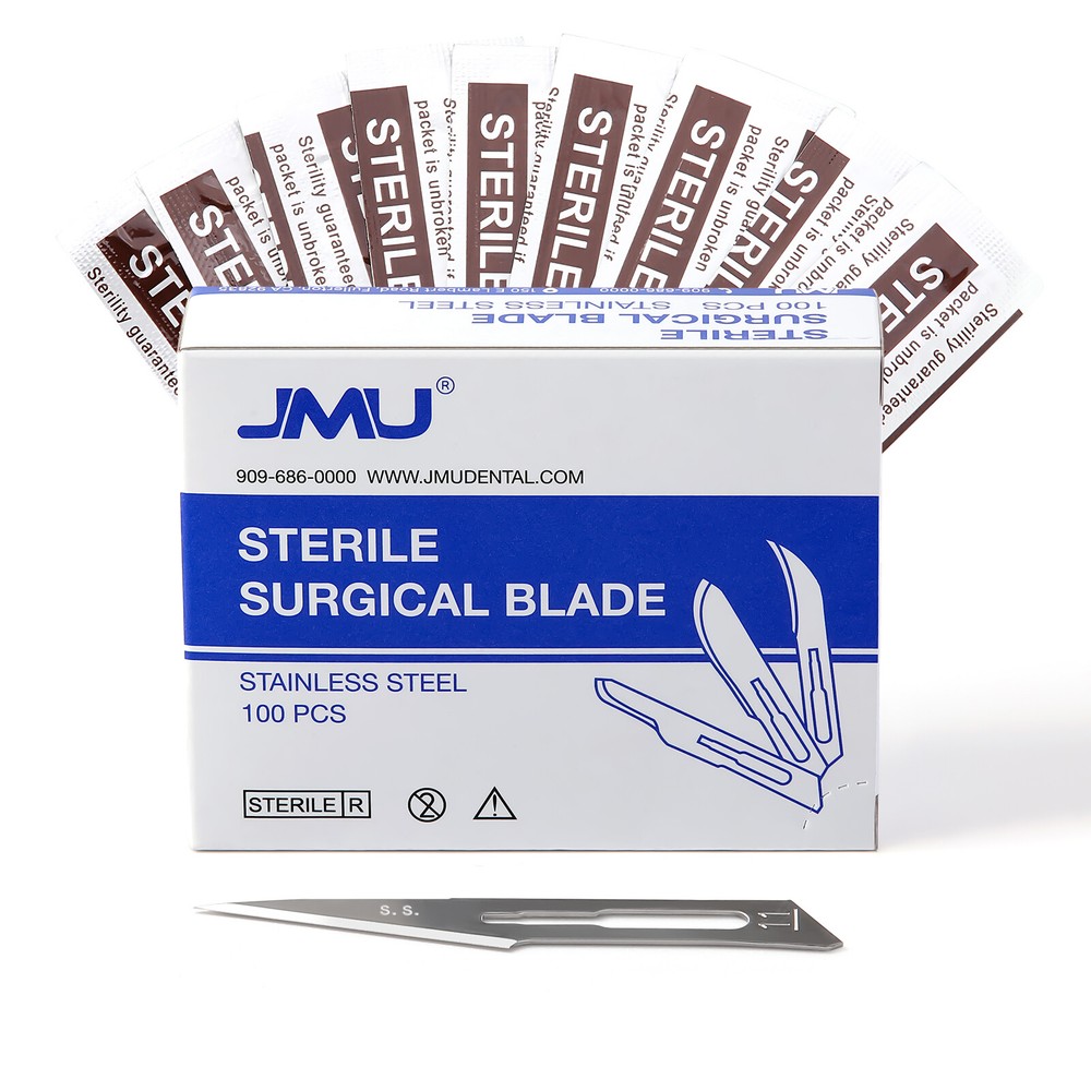 Up to 1000pcs Scalpel Blades #10 11 12 15 15C Stainless Steel Sterile Surgical