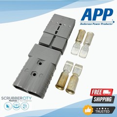 Authentic Anderson SB350 Connector Kit Gray 4/0 AWG 6320G2 2x Housing 4xContact