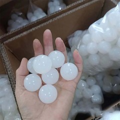 White Solid Silicone Ball Bouncing Bouncy Silica Gel Balls Diameter 2 mm – 70 mm
