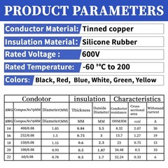 16 AWG Tinned Copper Wire 16 Gauge Wire 6 Colors 16.4ft Each Electrical Wire US