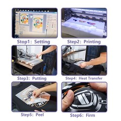 DTF Transfer Film 8.5″x11″/ 100 Sheets ，for All DTF Printer