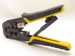 RJ45 RJ11 Crimping Network Tool Kit Cable Crimp Crimper LAN Wire Stripper Kits