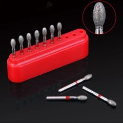 Dental Diamond Burs Egg Football Shape 379-023C/368-023C/379-023XF Coarse Fine
