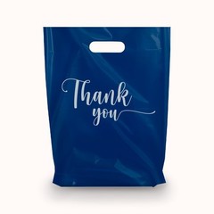 Retail Plastic Merchandise Bags, Die Cut Handles, Strong, Tear Resistent, dif…