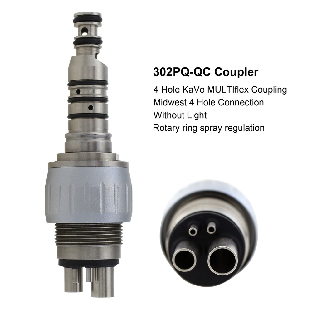 BEING Fit KaVo MULTIflex Coupler 4 6 Hole Dental Handpiece Fiber Optic LED LUX