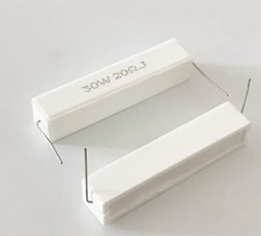 30W Horizontal Cement Resistor 1R/2/3R/3.3/4R/4.7R/5/6/8R/10/12/15/20 ohms