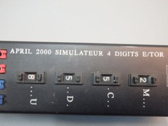 4digitsetor – April – 4 digits e/tor / Simulator used
