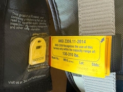 3M DBI-SALA ExoFit Body Harness 1110179 (XXL) Fall Protection with 3XL Belt