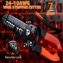 Crimping Tool and Spade Connectors Kit – 20 Types Spade Connectors & Ratchet …
