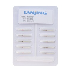 Dental Burs Diamond Flame FG for High Speed Handpiece Friction Grip Coarse Fine