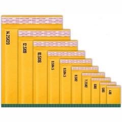 12 Pk #7 14.25×20 Kraft Paper Bubble Padded Envelopes Mailers Shipping Bags New