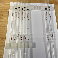 Lot of 8- Fisher brand/Kimax 3 ml Class A Volumetric Pipettes – New