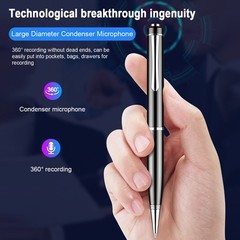 Mini Voice Recorder Pen Digital Activated Hidden Audio Dictaphone MP3 Player 32G