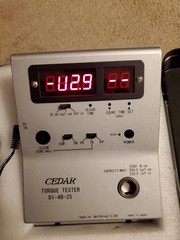 Cedar Digital Torque Tester DI-4B-25 for impact tools, “Tested / Working”