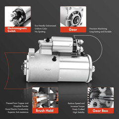 Starter Motor 1999-2013 Ford F150/250/350 05-10 Mustang 99-14 Expedition