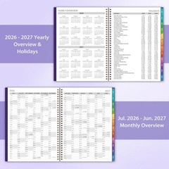 2026-2027 Appointment Book/Planner – 8.2″ x 11″, Daily Planner from Jul. 2026…