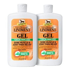Absorbine Veterinary Liniment for Sore Muscle,Joint Arthritis Pain Relief,2x12oz