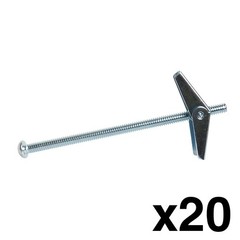 Skywalker 1/4″ x 5″ Toggle Bolts Hollow Wall Anchors Box of 20