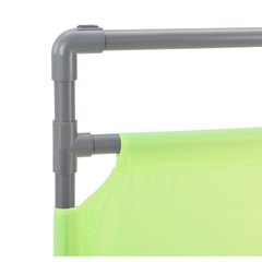 Global Industrial “Safety First” Folding Fabric Barrier Lime Green English