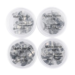 50 Pcs Dental Matrix Bands Palodent V3 Style Sectional Contoured Matrices Refill